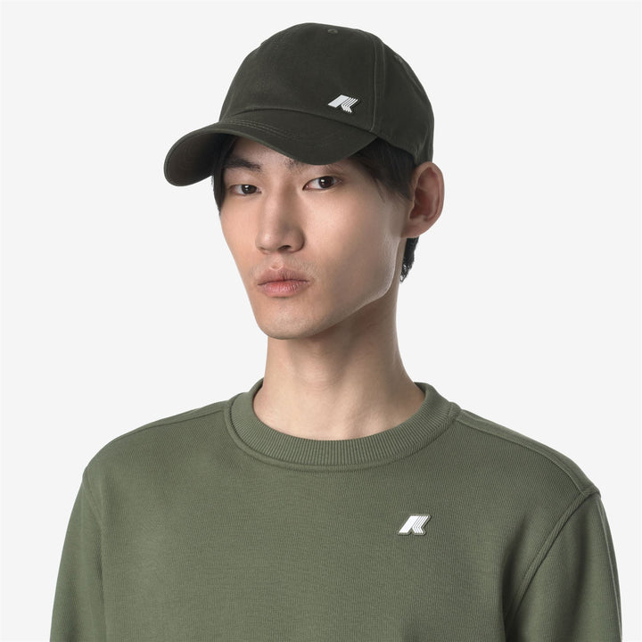 Gorra de béisbol unisex de algodón twill verde oscuro con ajuste ajustable 2