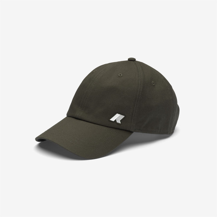 Gorra de béisbol unisex de algodón twill verde oscuro con ajuste ajustable 1