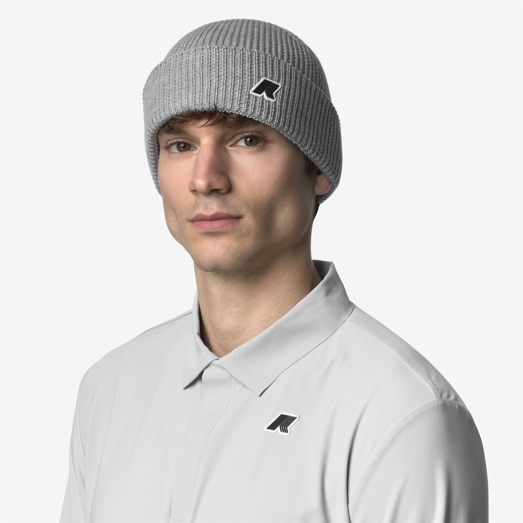 Headwear_UNISEX_BRICE CARDIGAN STITCH WOOL GOLF_Hat_Grey - Commercial 4