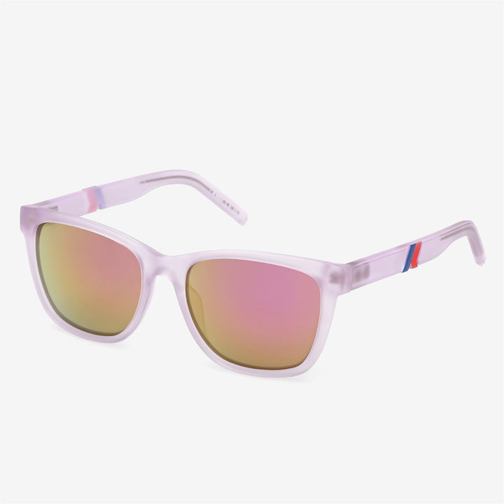 Gafas de sol deportivas rectangulares violetas para mujer 4