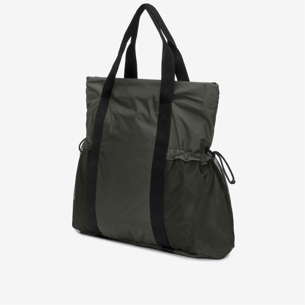 Bags_UNISEX_LE VRAI 4.0 JEA_Tote Bag_GREEN BLACKISH - Commercial 2