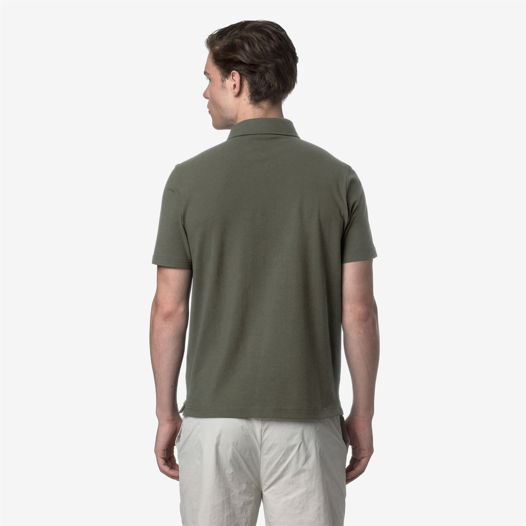 VINCELLE COTTON - Polo Shirts - Polo - Man - GREEN LICHEN main