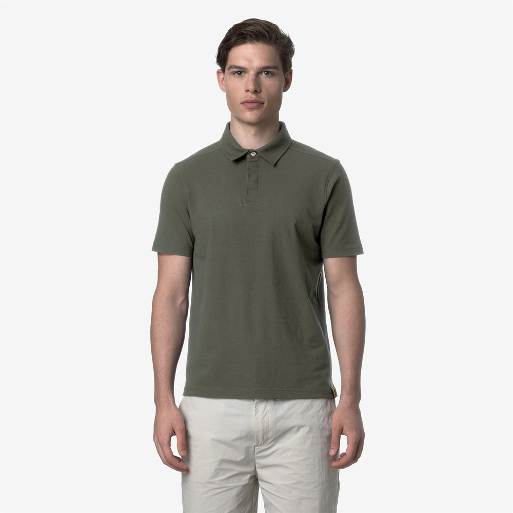 VINCELLE COTTON - Polo Shirts - Polo - Man - GREEN LICHEN 02