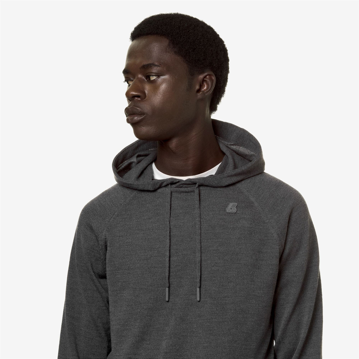 Knitwear_Man_Loki Merino_Pull Over_Grey Md Mel - Grey Md Steel - Commercial 7