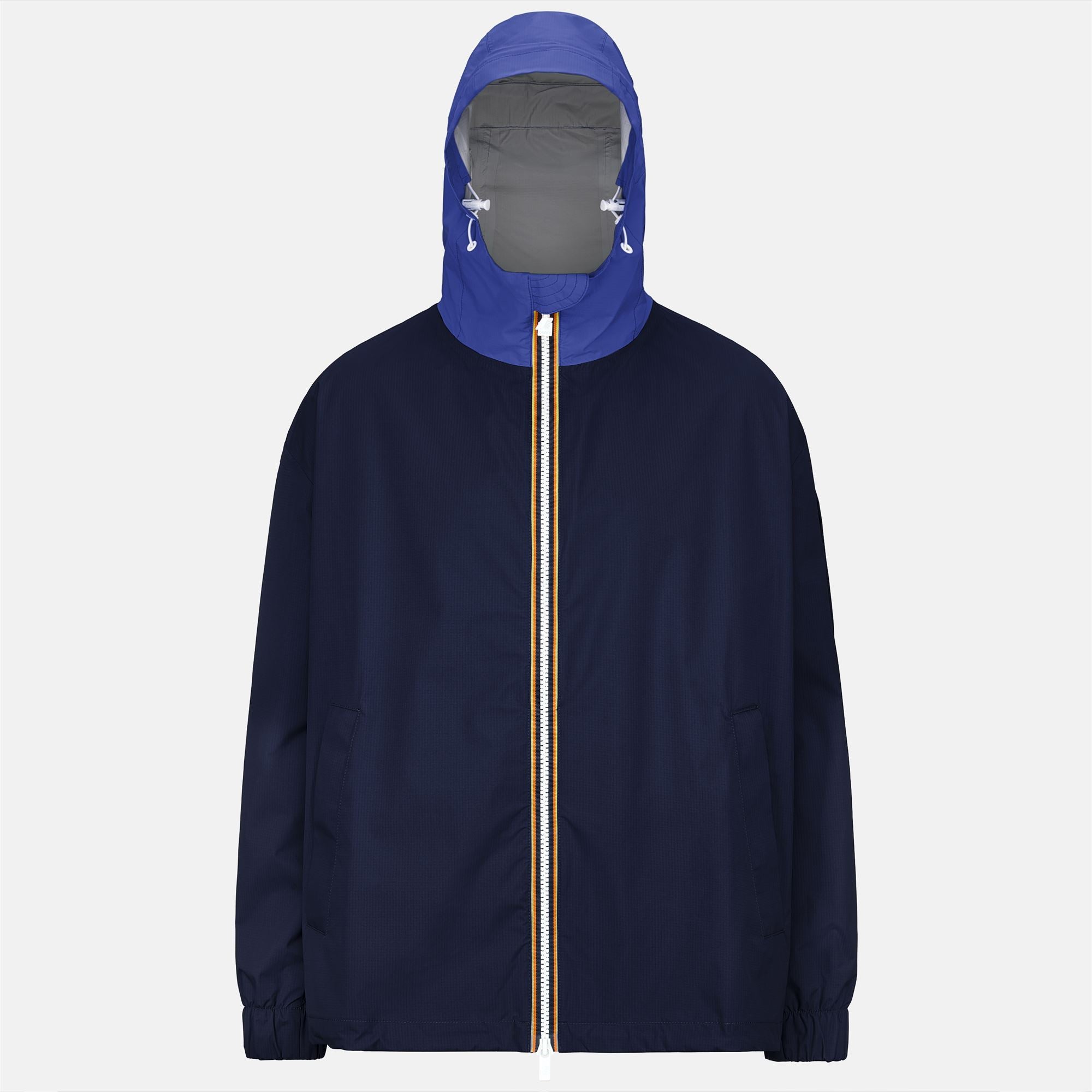 Jackets_UNISEX_CLAUDEL 2.1 AMIABLE SILVER_Mid_Blue Royal - Blue Print - Commercial 1