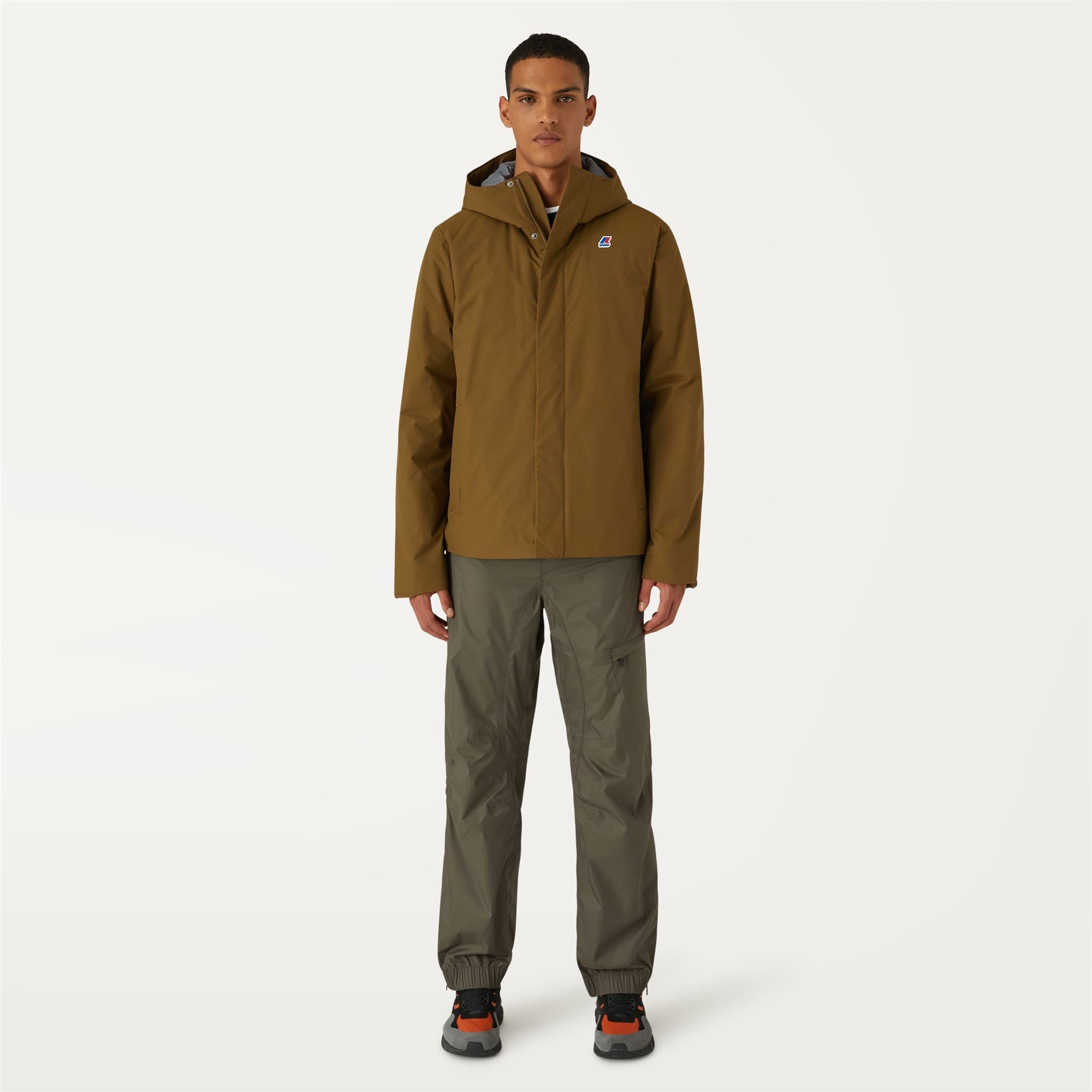 Jackets_Man_JACK WARM OTTOMAN_Short_Brown Butternut - Grey Md Steel - Commercial 4