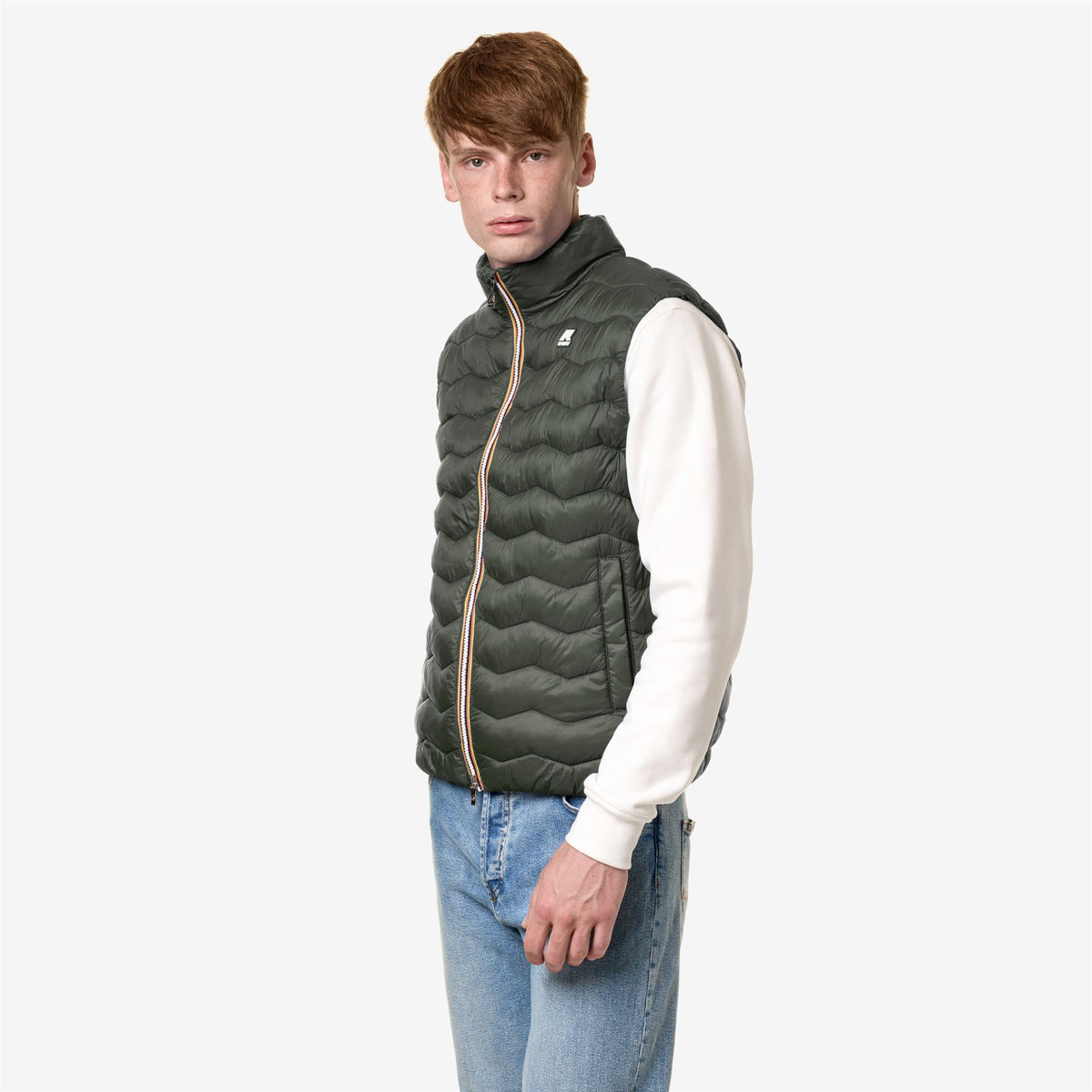 Jackets_MAN_VALEN QUILTED WARM_Vest_GREEN BLACKISH - Commercial 5