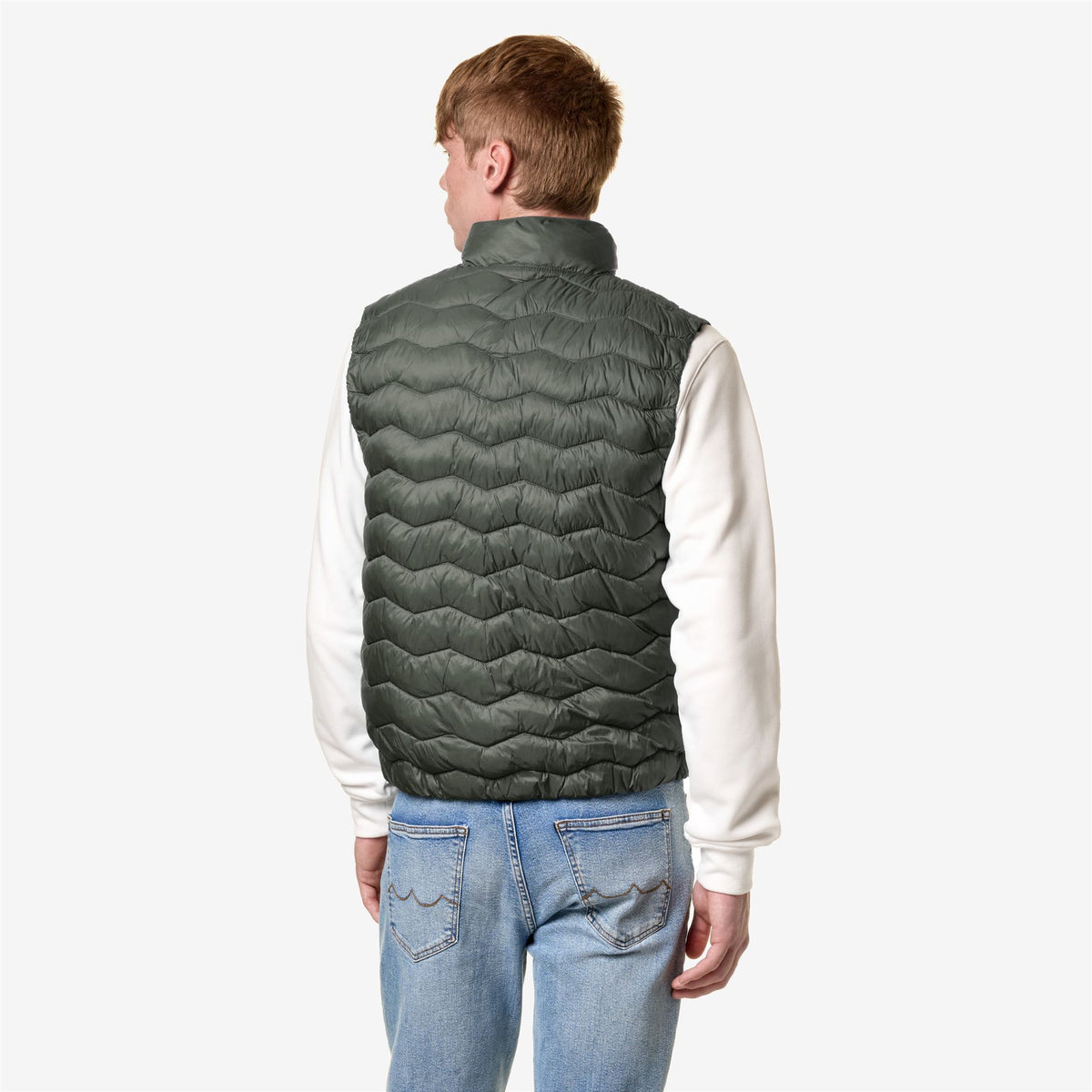 Jackets_MAN_VALEN QUILTED WARM_Vest_GREEN BLACKISH - Commercial 6
