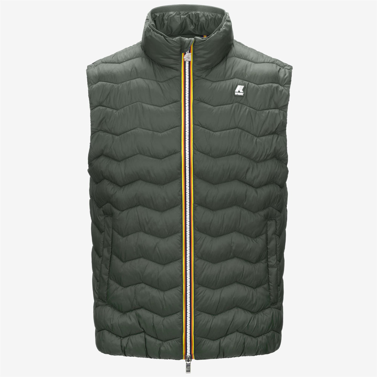 Jackets_MAN_VALEN QUILTED WARM_Vest_GREEN BLACKISH - Commercial 1