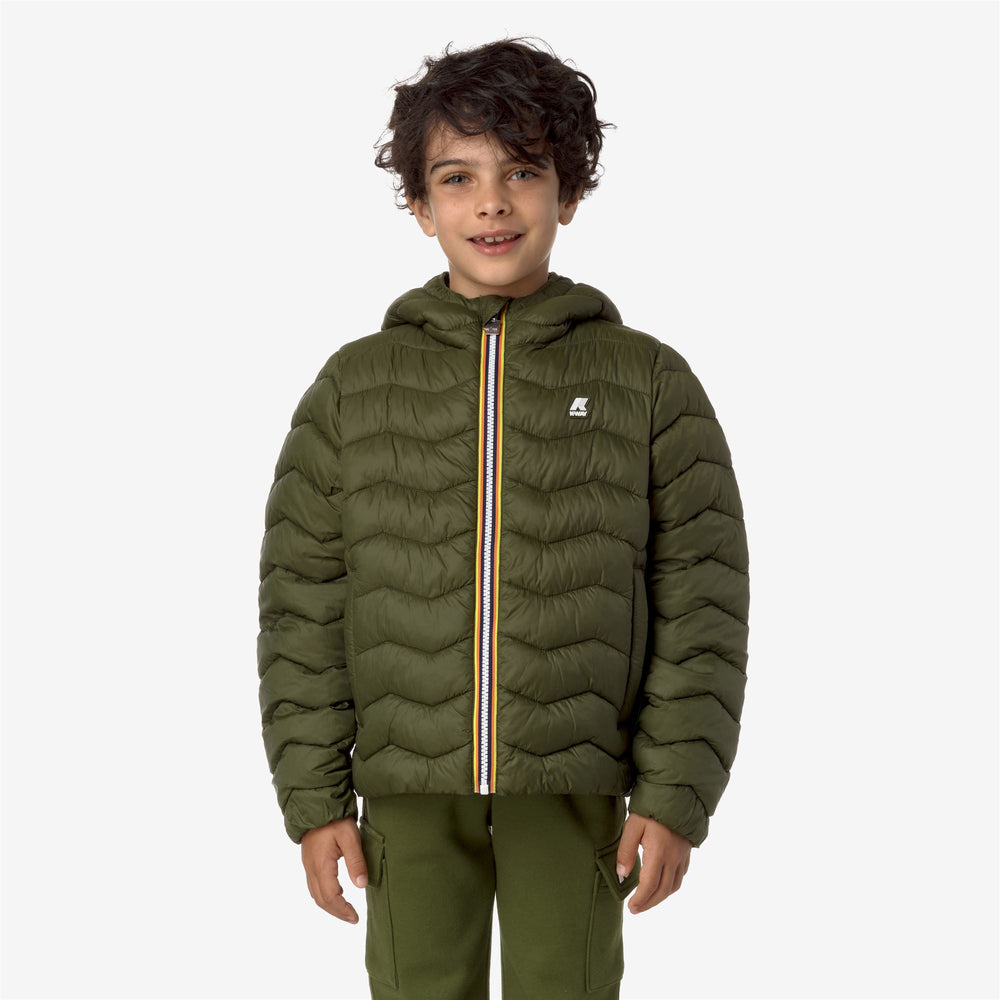 Cypress Green Boys' Eco-Friendly Quilted Jacket for City Wear 02