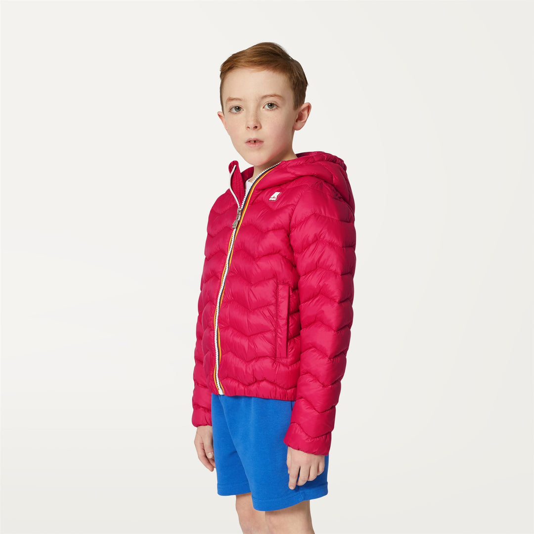 Jackets Boy P. JACK QUILTED WARM Short RED BERRY Detail (jpg Rgb)			