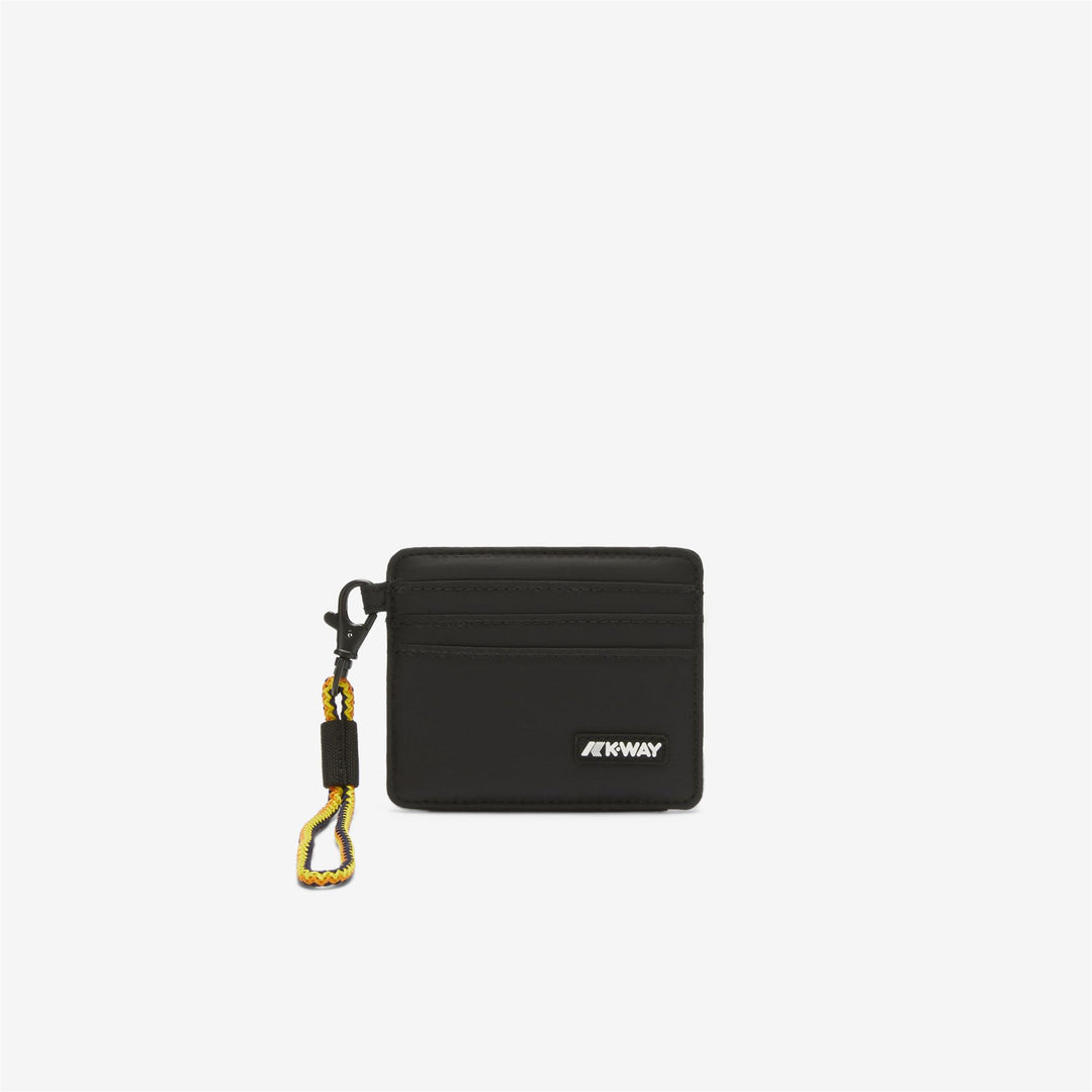 Black Grey Unisex Waterproof Wallet with Card Slots and Carabiner 01