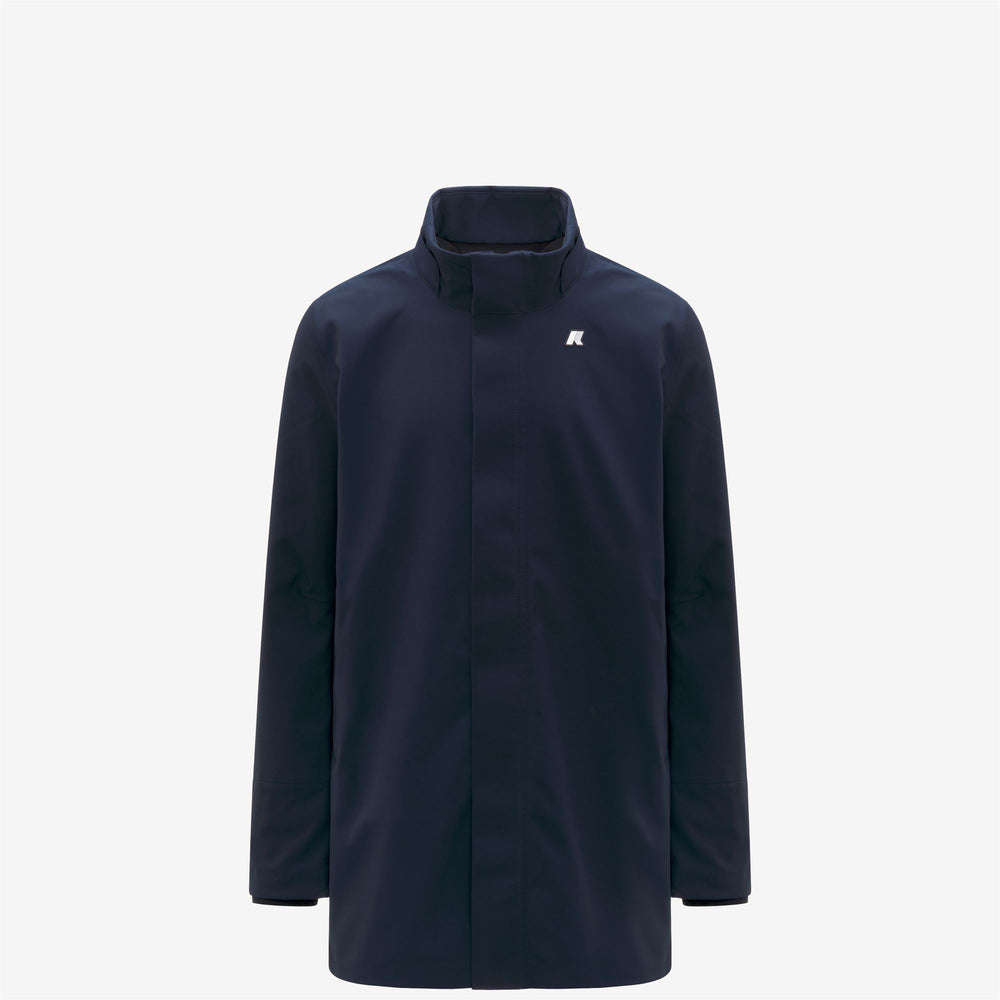 Blue Depth Men's Warm Mid Jacket with Detachable Hood 02