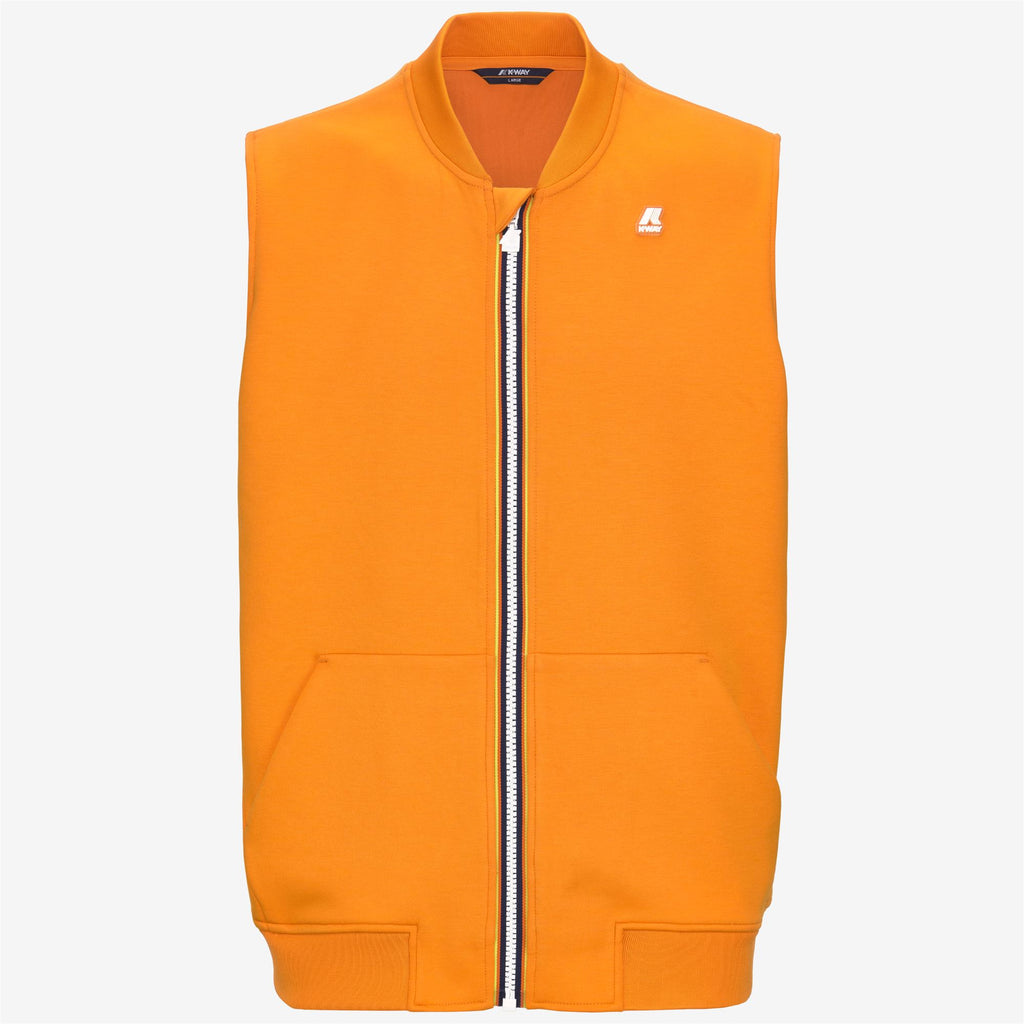 Fleece_Man_SANDOR LIGHT SPACER_Vest_Orange Md - Commercial 1