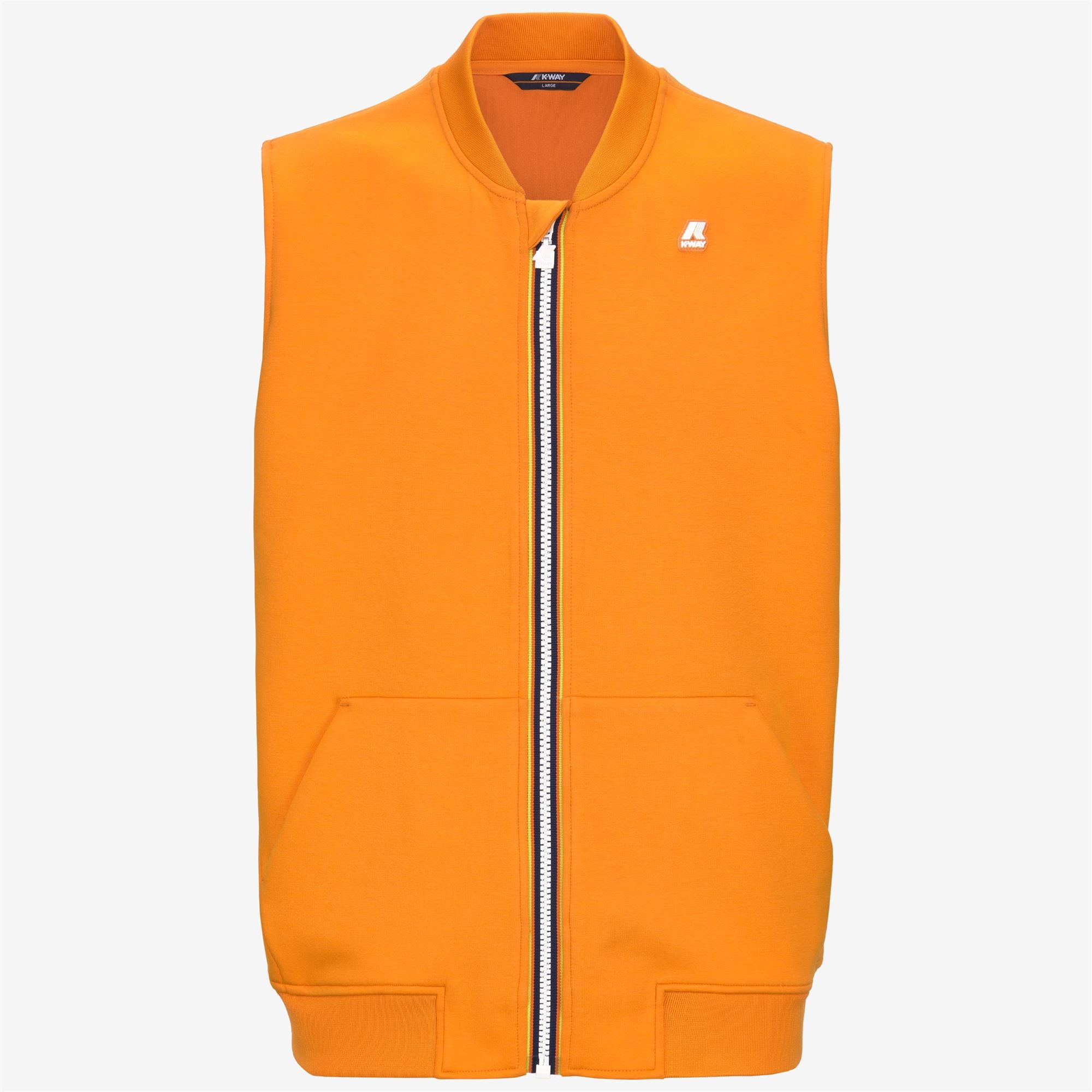 Fleece_Man_SANDOR LIGHT SPACER_Vest_Orange Md - Commercial 1