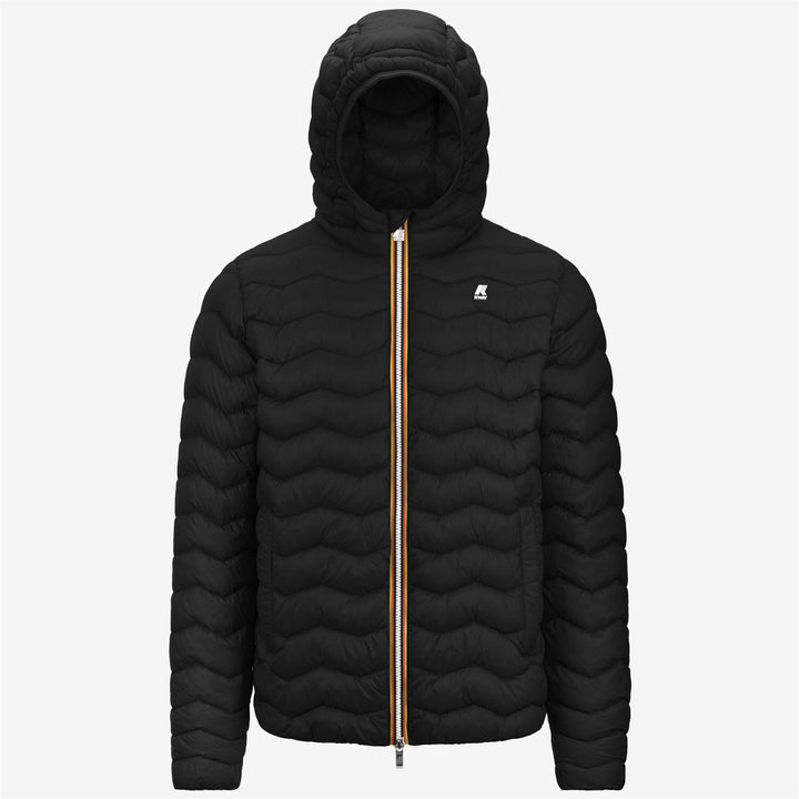 Black Grey Men's Eco-Friendly Quilted City Jacket 5