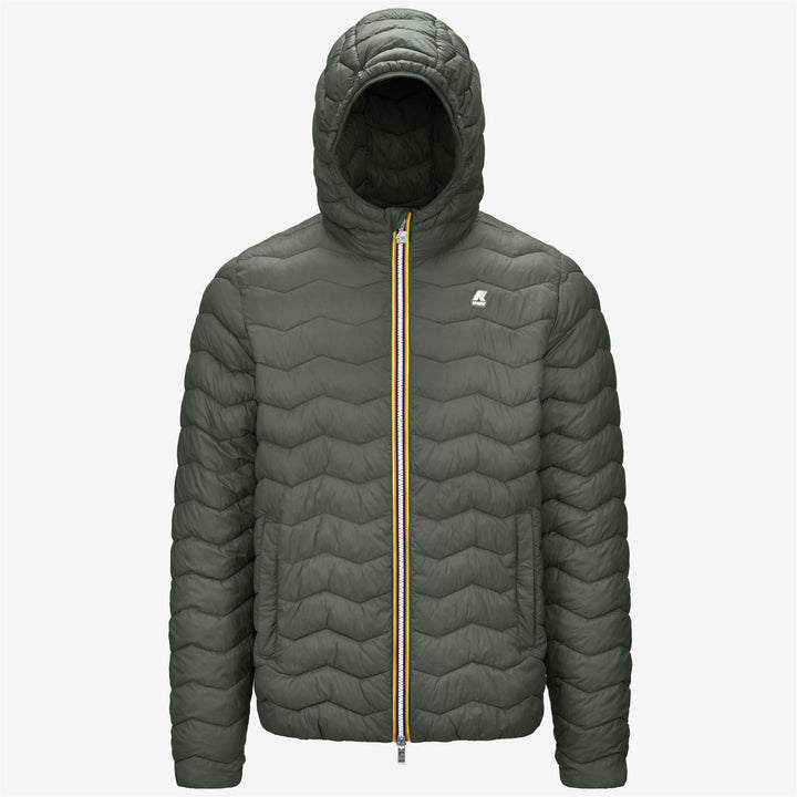 Blackish green Men's Eco-Friendly Quilted City Jacket 5