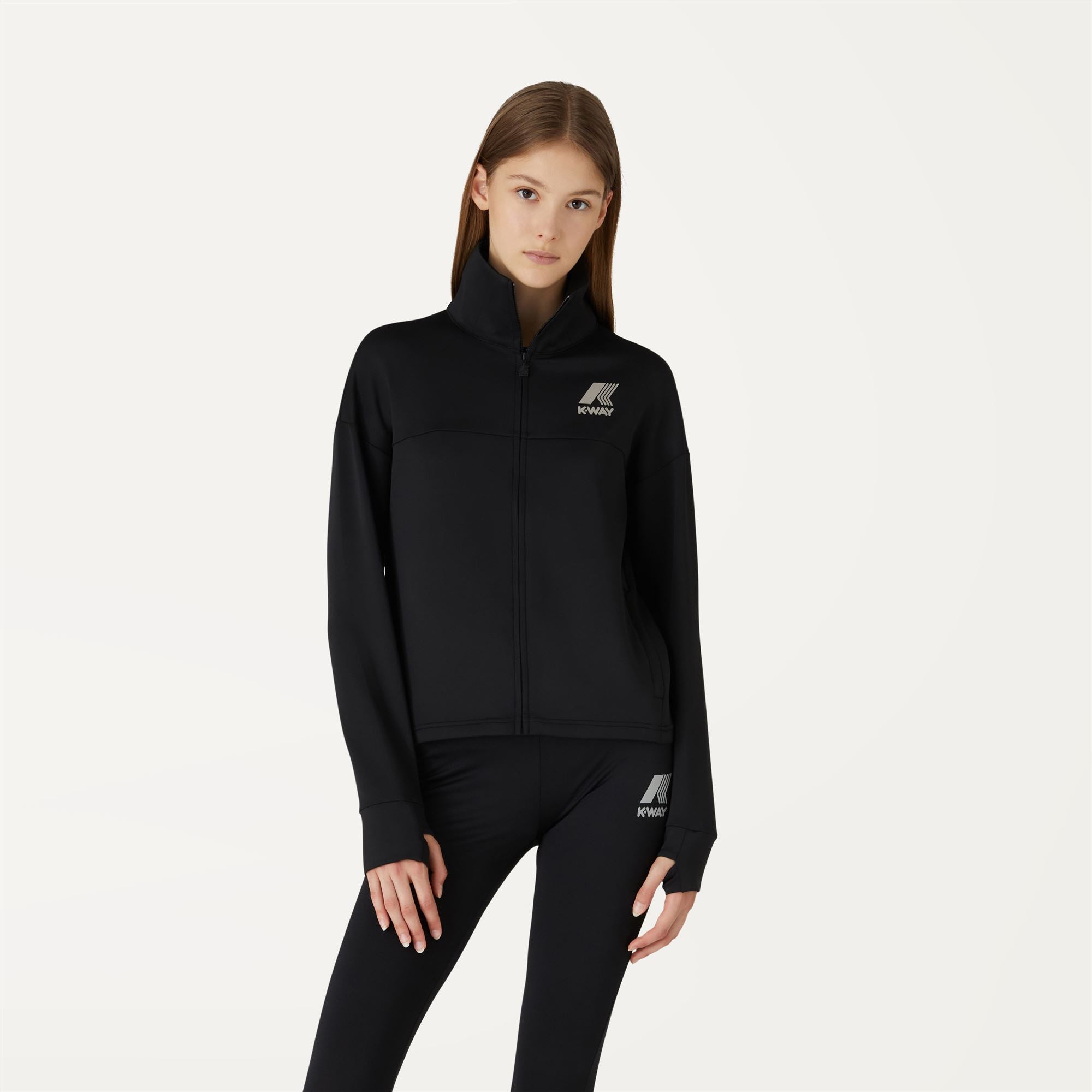 Fleece_Woman_JO ANNE_Jacket_Black Pure - Commercial 4