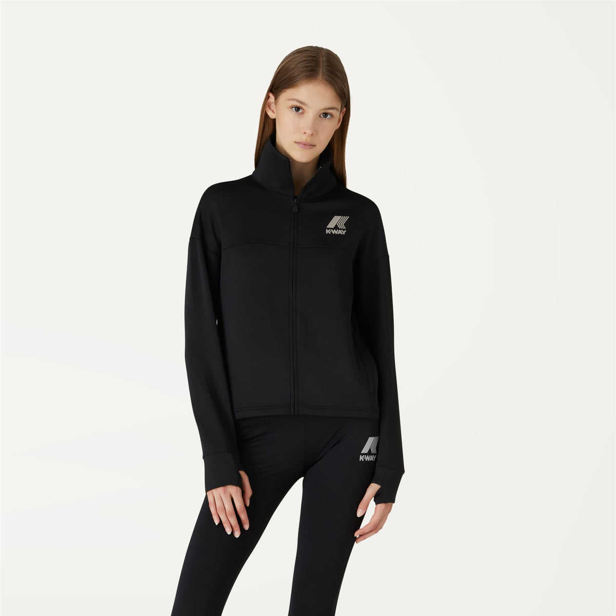 Fleece_Woman_JO ANNE_Jacket_Black Pure - Commercial 4