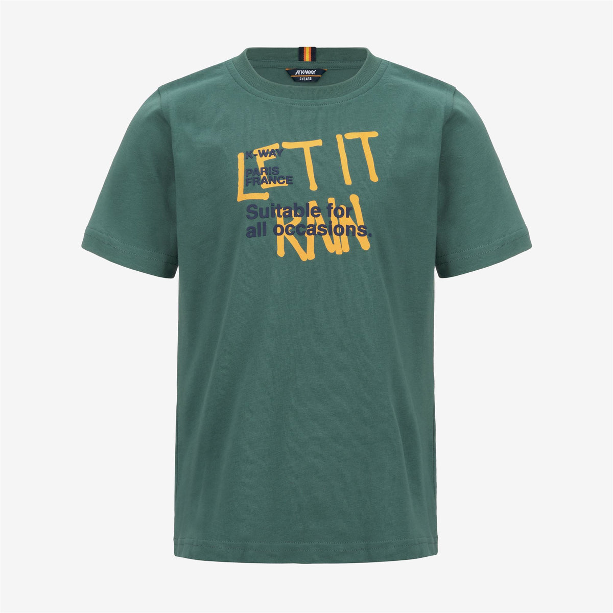 T-Shirts & Top_Boy_P. ODOM LET IT RAIN_T-Shirt_Green Palm - Commercial 1