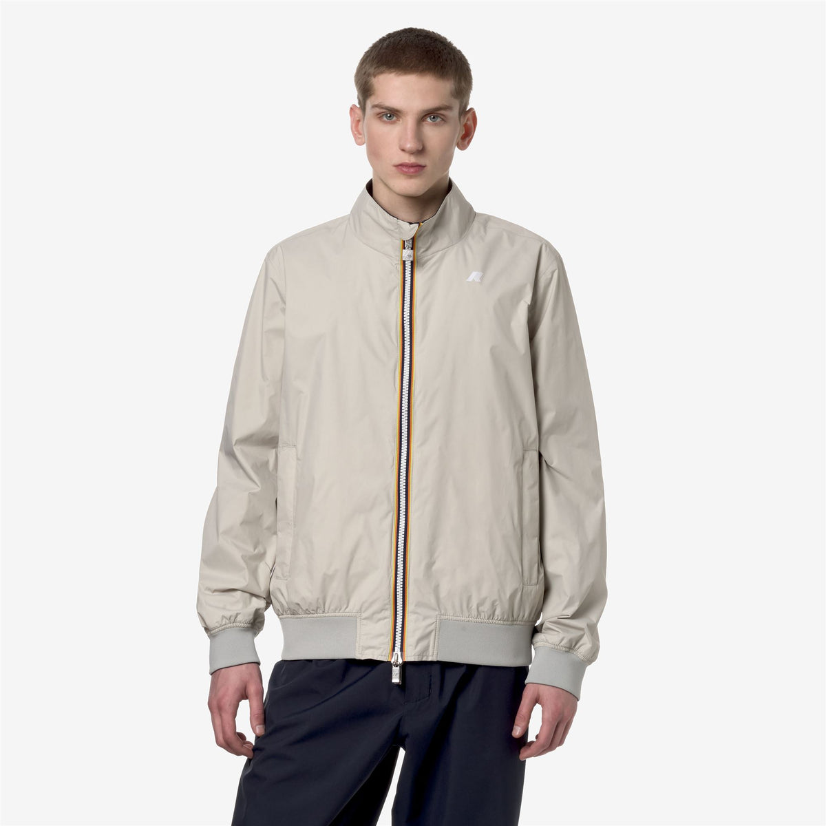 Jackets_MAN_ARSENE PLUS.2 DOUBLE_Short_BeigeLt-Blue D - Commercial 4