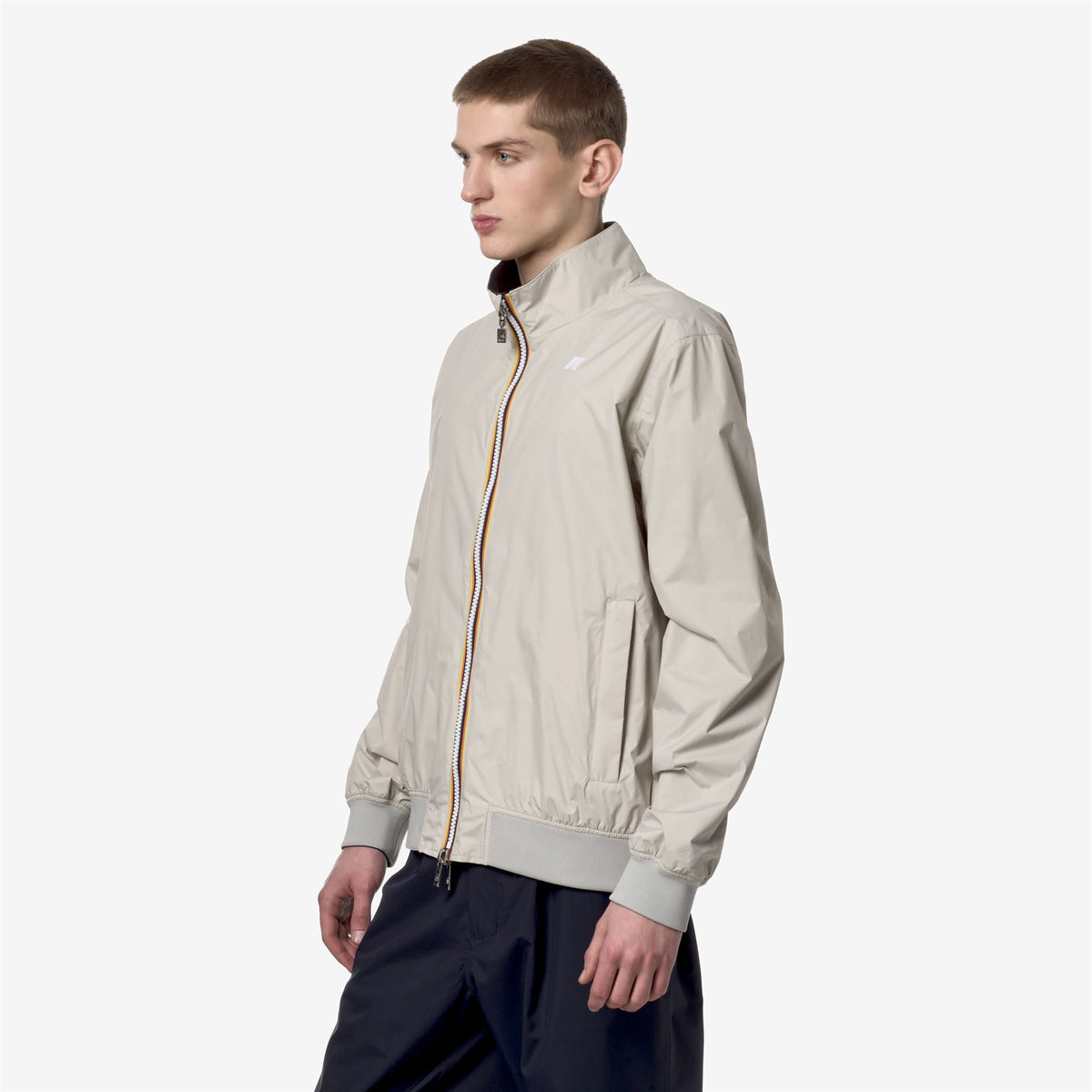 Jackets_MAN_ARSENE PLUS.2 DOUBLE_Short_BeigeLt-Blue D - Commercial 5