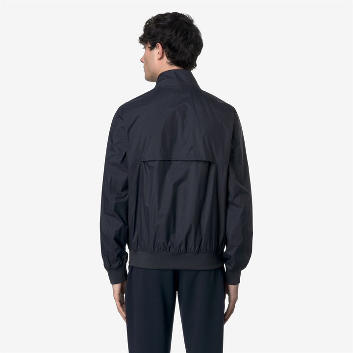 Deep Blue Men's Reversible Short Bomber Jacket for Variable Weather 3