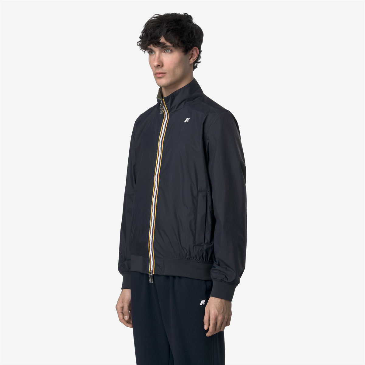 Jackets_MAN_ARSENE PLUS.2 DOUBLE_Short_Blue Depth - Green Lichen - Commercial 5