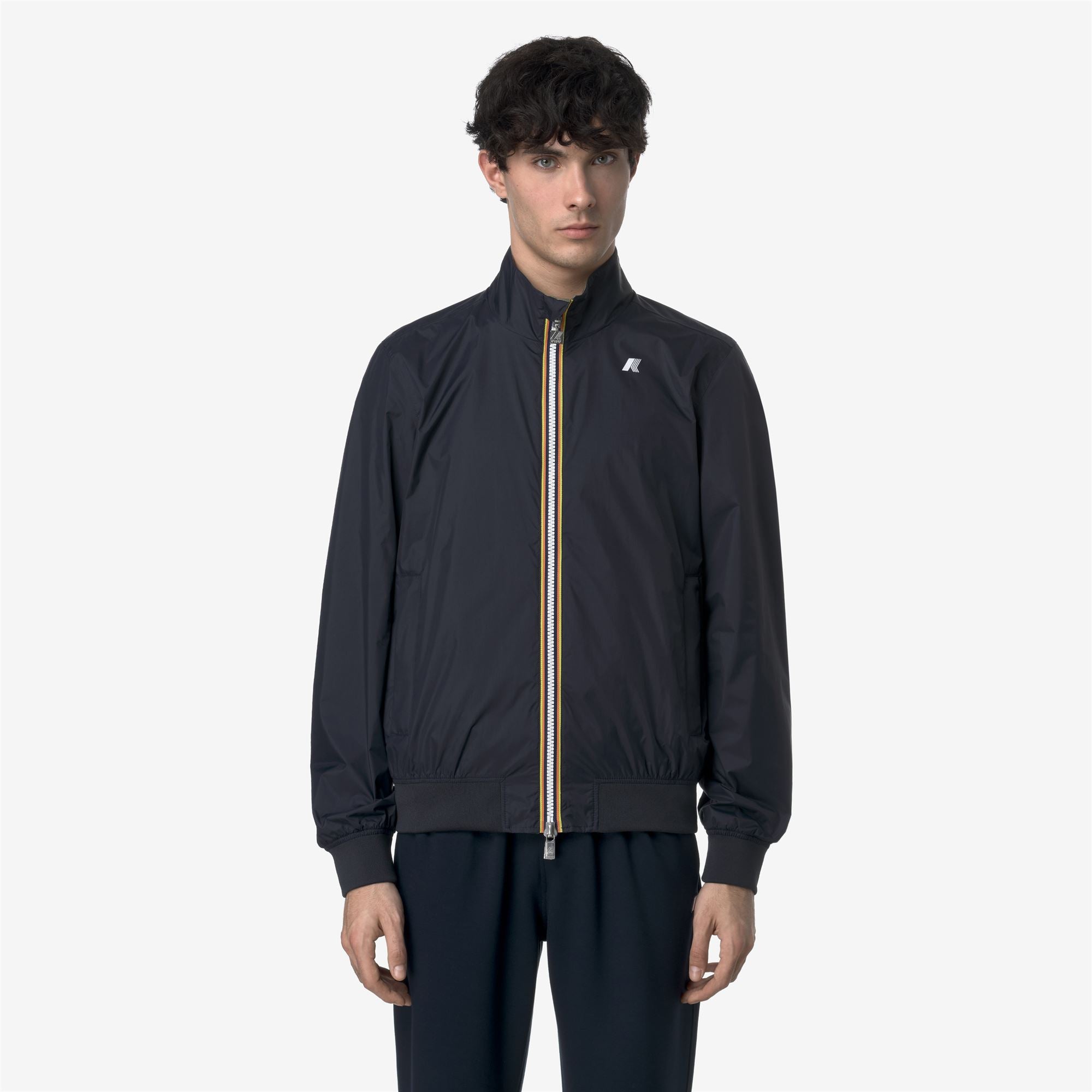 Jackets_MAN_ARSENE PLUS.2 DOUBLE_Short_Blue Depth - Green Lichen - Commercial 4