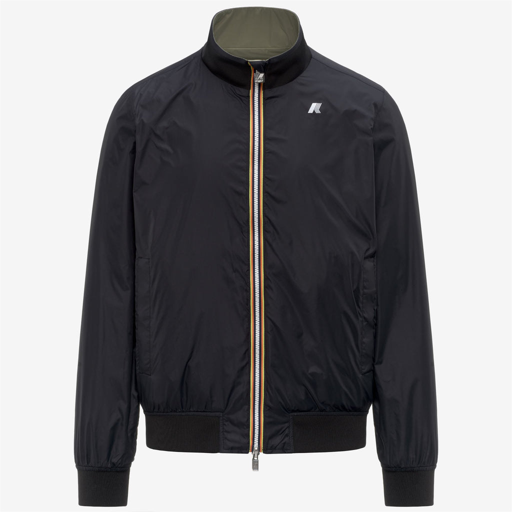 Jackets_Man_ARSENE PLUS.2 DOUBLE_Short_Green Lichen - Black Pure - Commercial 2