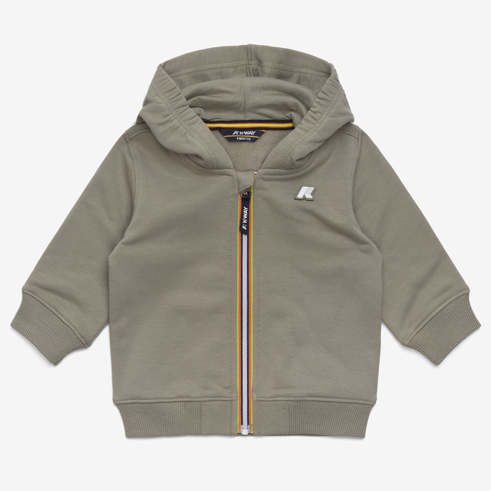 Completo unisex verde per bambini, pantaloni e maglione per autunno/inverno 02