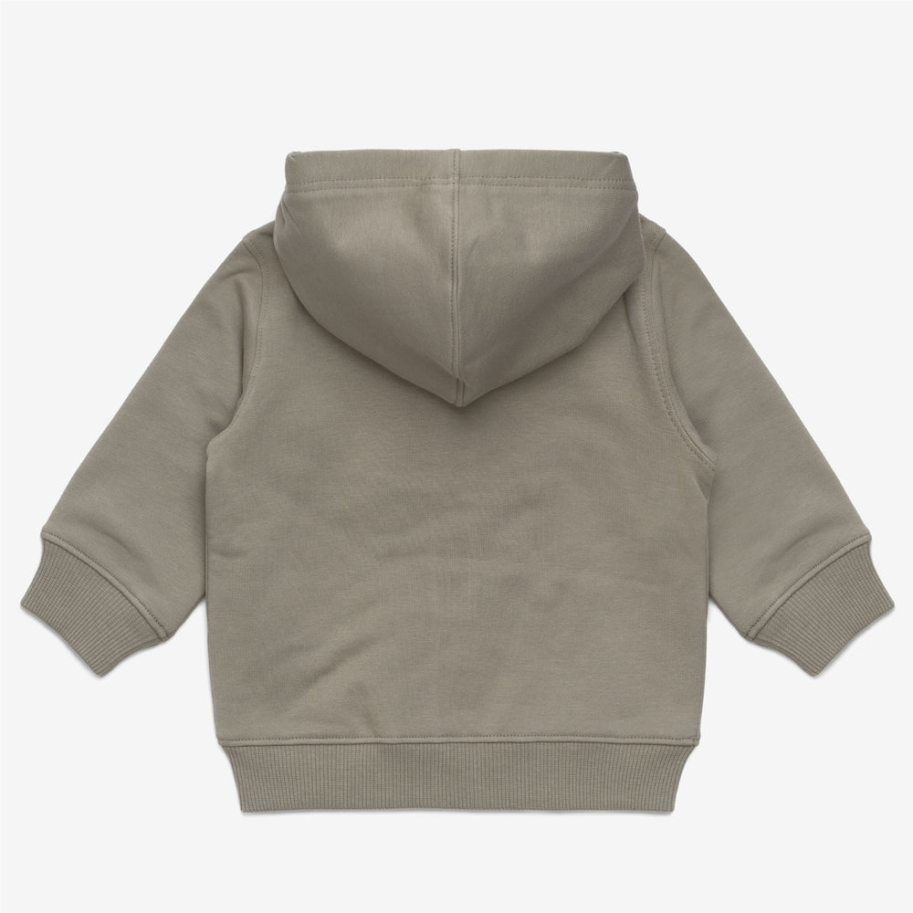 Green unisex Kids' Pants and Sweater Set for Fall/Winter 02