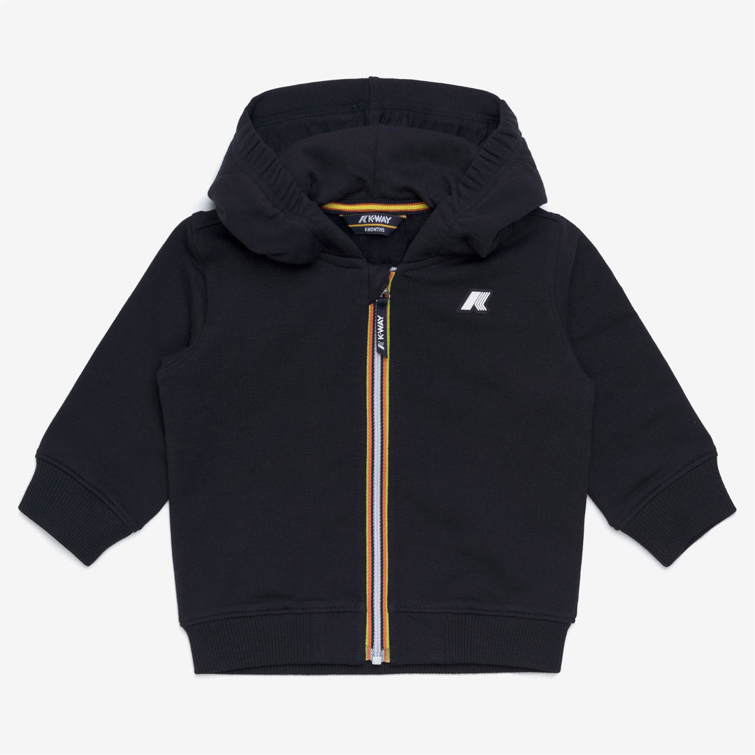 Completo pantaloni e maglione unisex blu scuro per bambini main