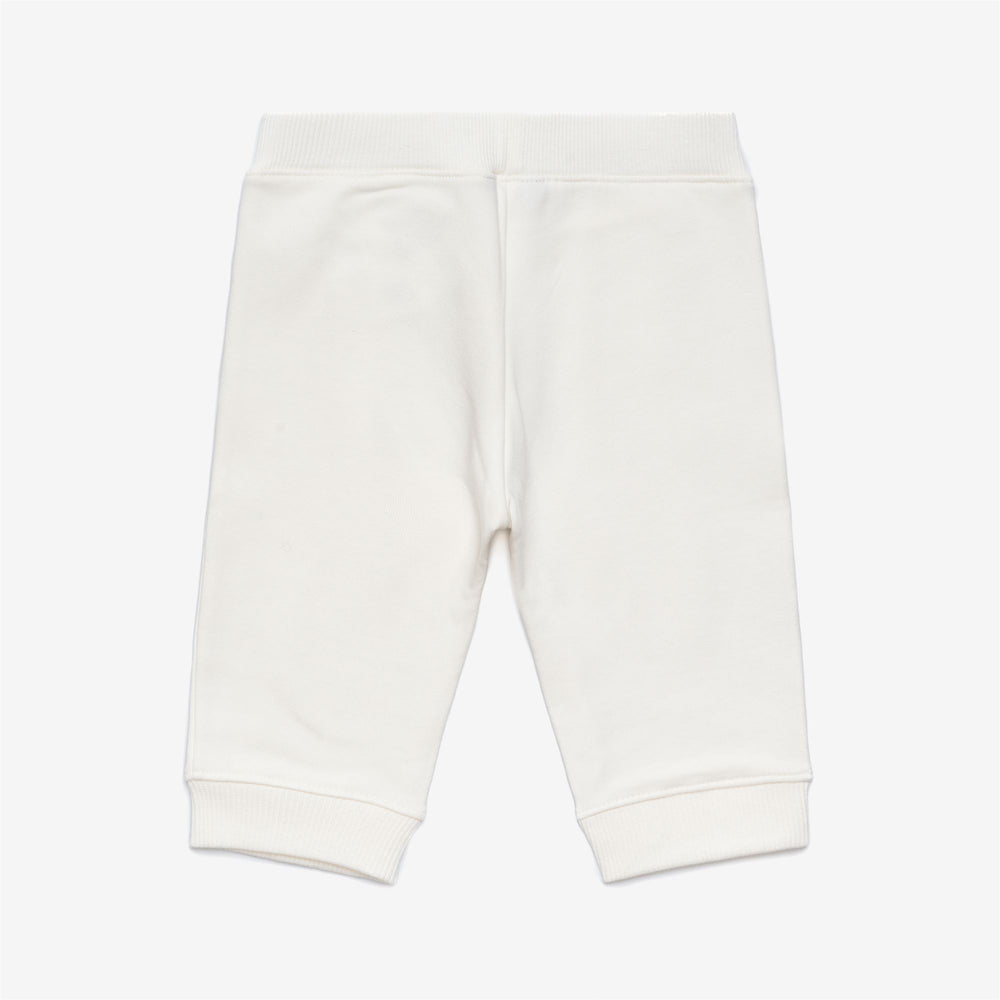 White Kids' Sweater and Pants Set for Fall and Winter 02