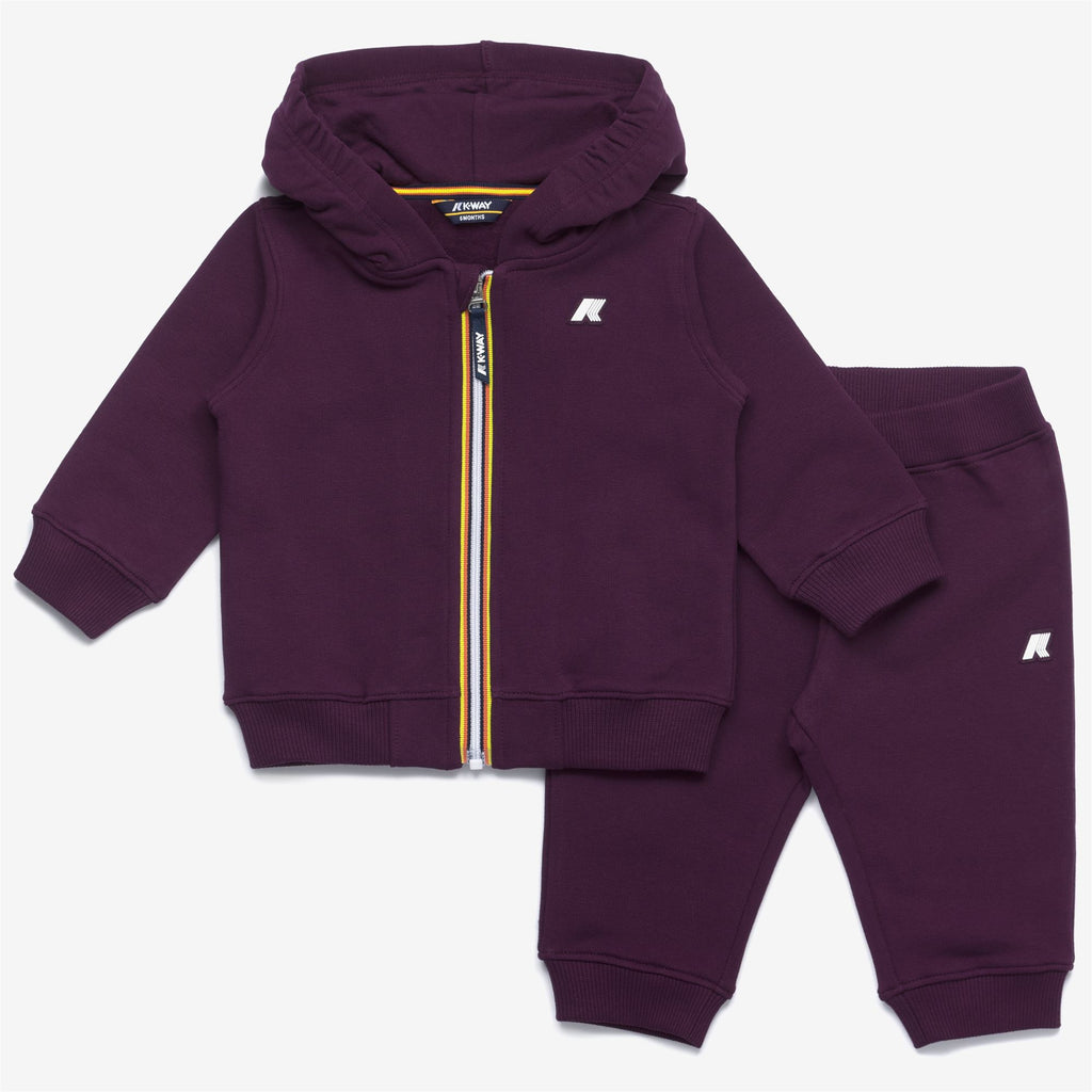 Sets_KID UNISEX_E. SET ANTHONIELLE MICKETTE_Pants / Sweater_Violet Dk Purple - Commercial 1