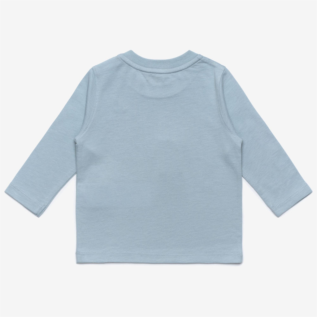 T-Shirts & Top_KID UNISEX_E. ELMETTE JERSEY PEACH_T-Shirt_Blue Avio - Commercial 2