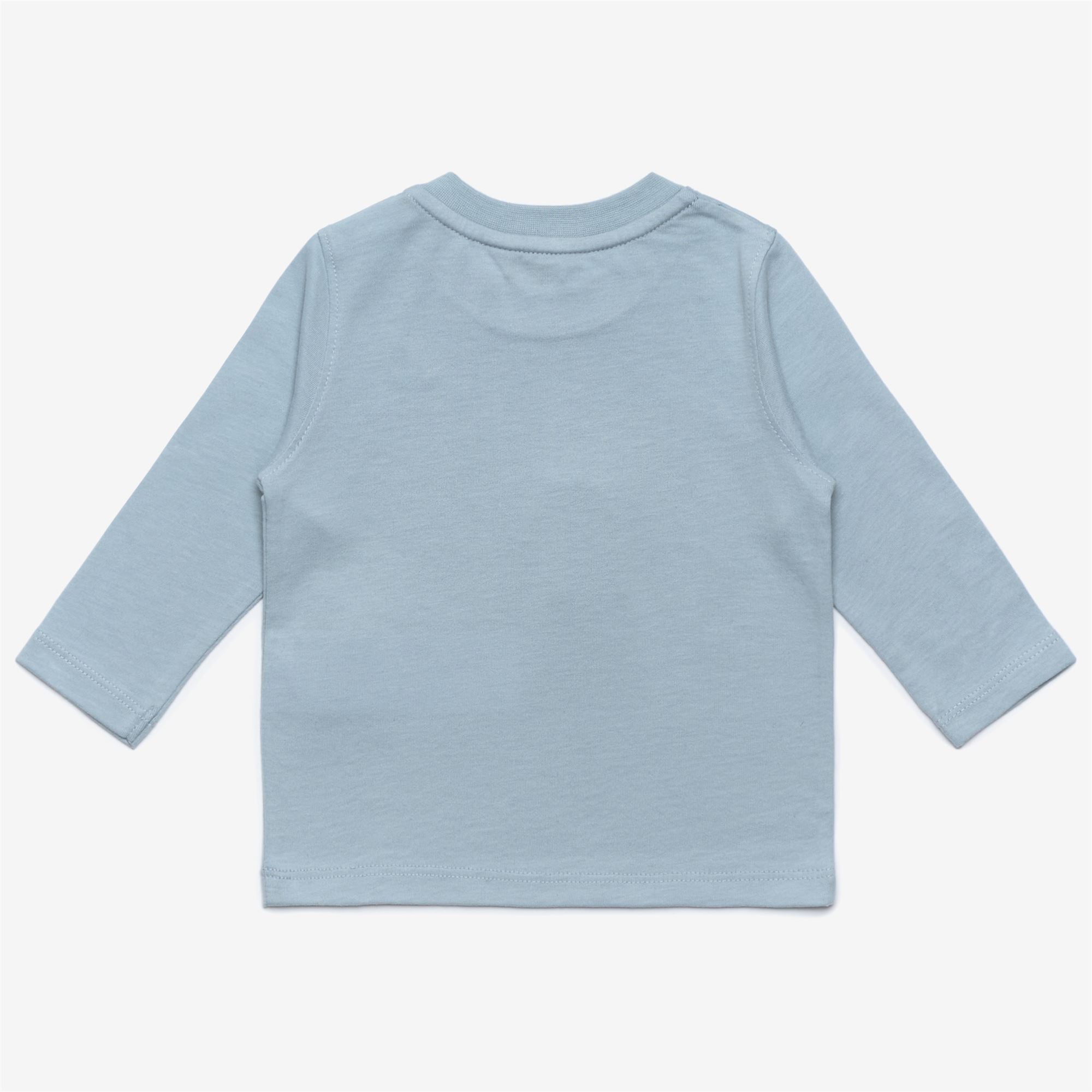 T-Shirts & Top_KID UNISEX_E. ELMETTE JERSEY PEACH_T-Shirt_Blue Avio - Commercial 2