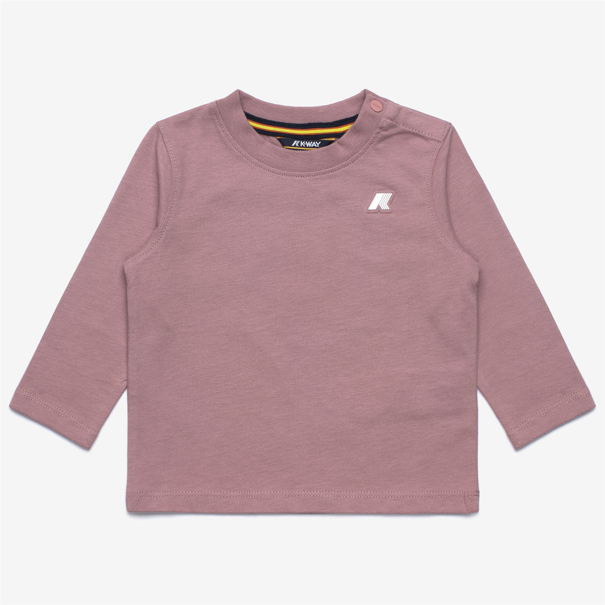 T-Shirts & Top_KID UNISEX_E. ELMETTE JERSEY PEACH_T-Shirt_Rose Pinkish - Commercial 1