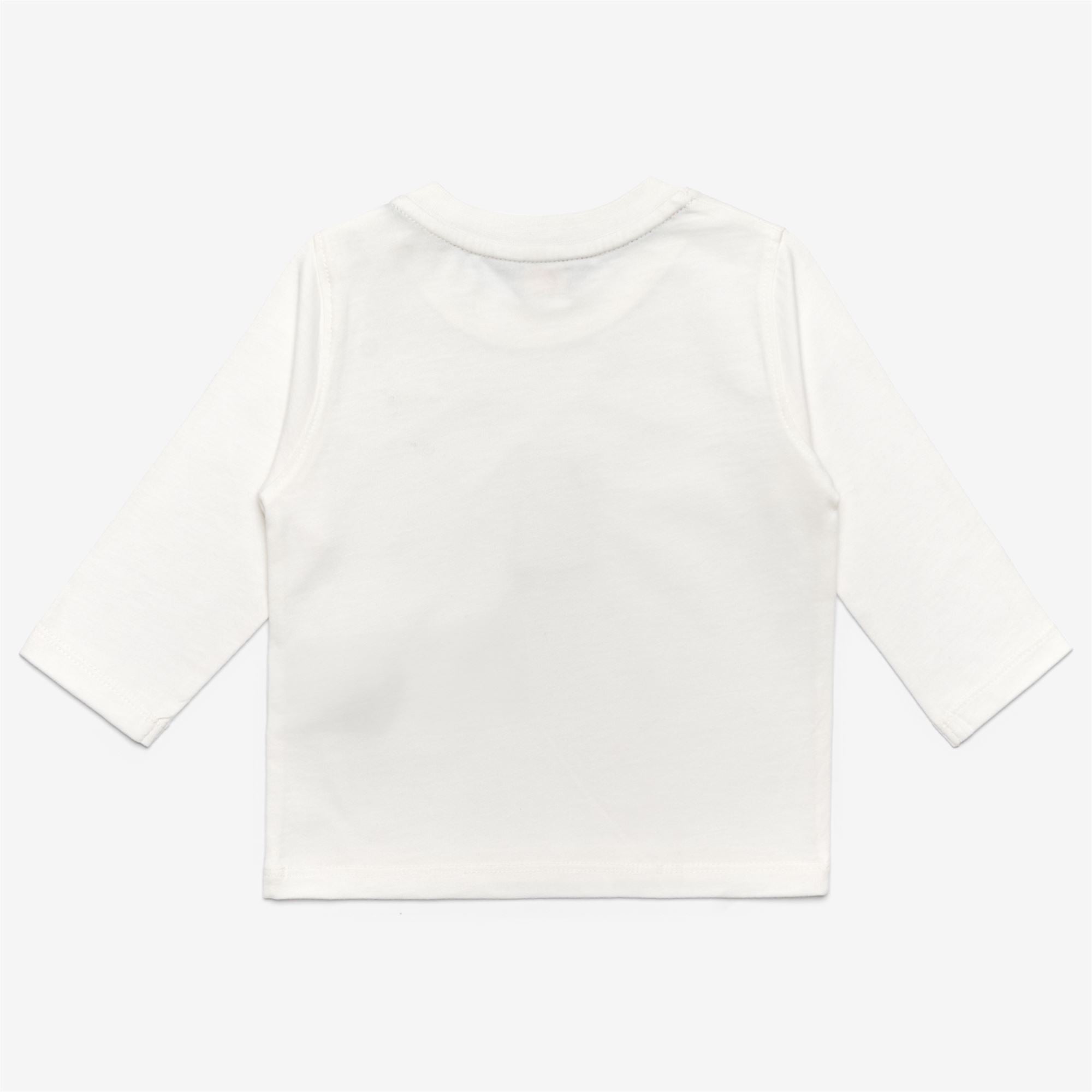 T-Shirts & Top_KID UNISEX_E. ELMETTE JERSEY PEACH_T-Shirt_White Gardenia - Commercial 2