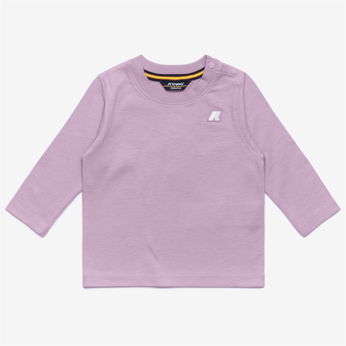 T-Shirts & Top_KID UNISEX_E. ELMETTE JERSEY PEACH_T-Shirt_Violet Lt Lilac - Commercial 1