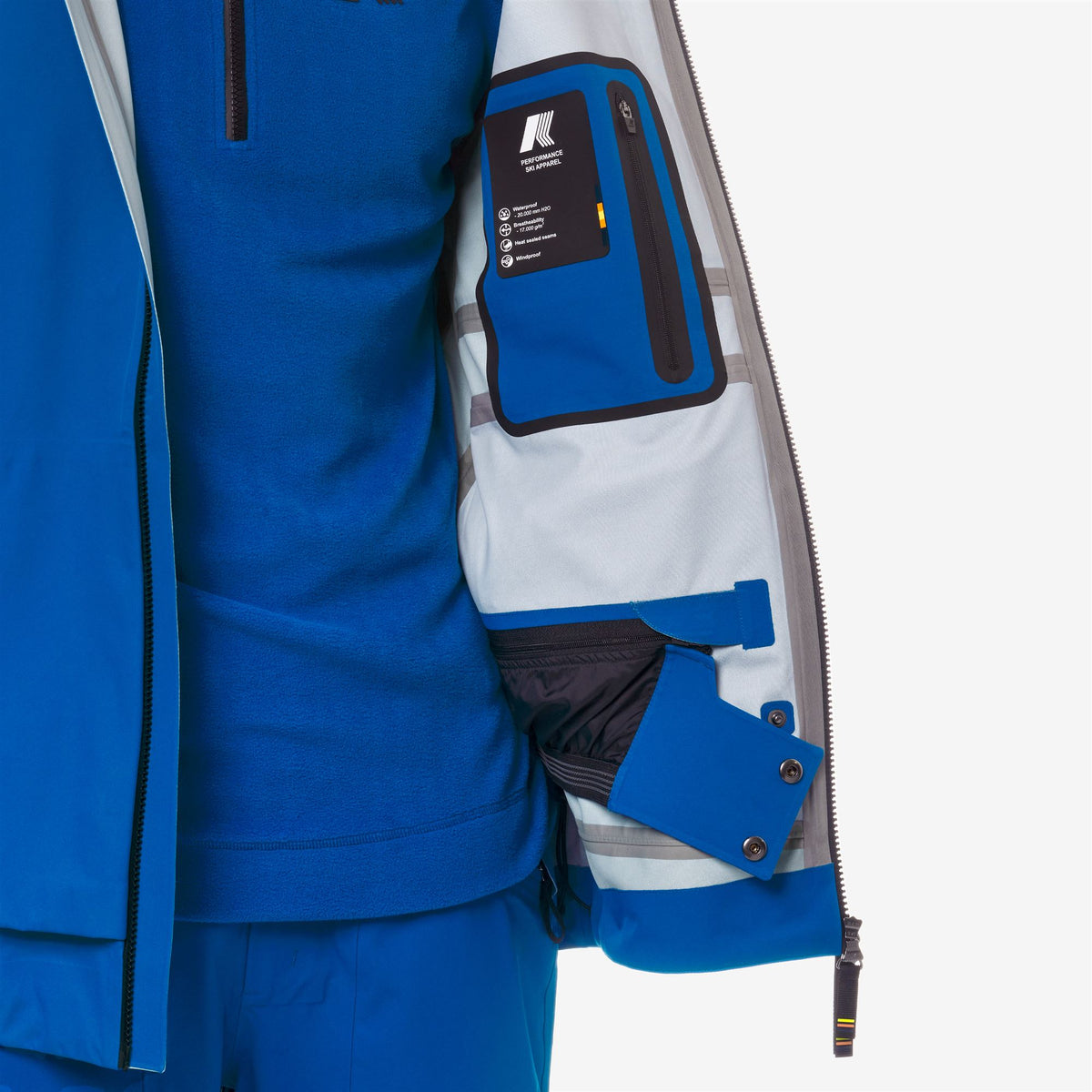 Jackets_Man_BOZEL 3 LAYERS - SHELL JACKET_Mid_Blue Royal Marine - Commercial 7