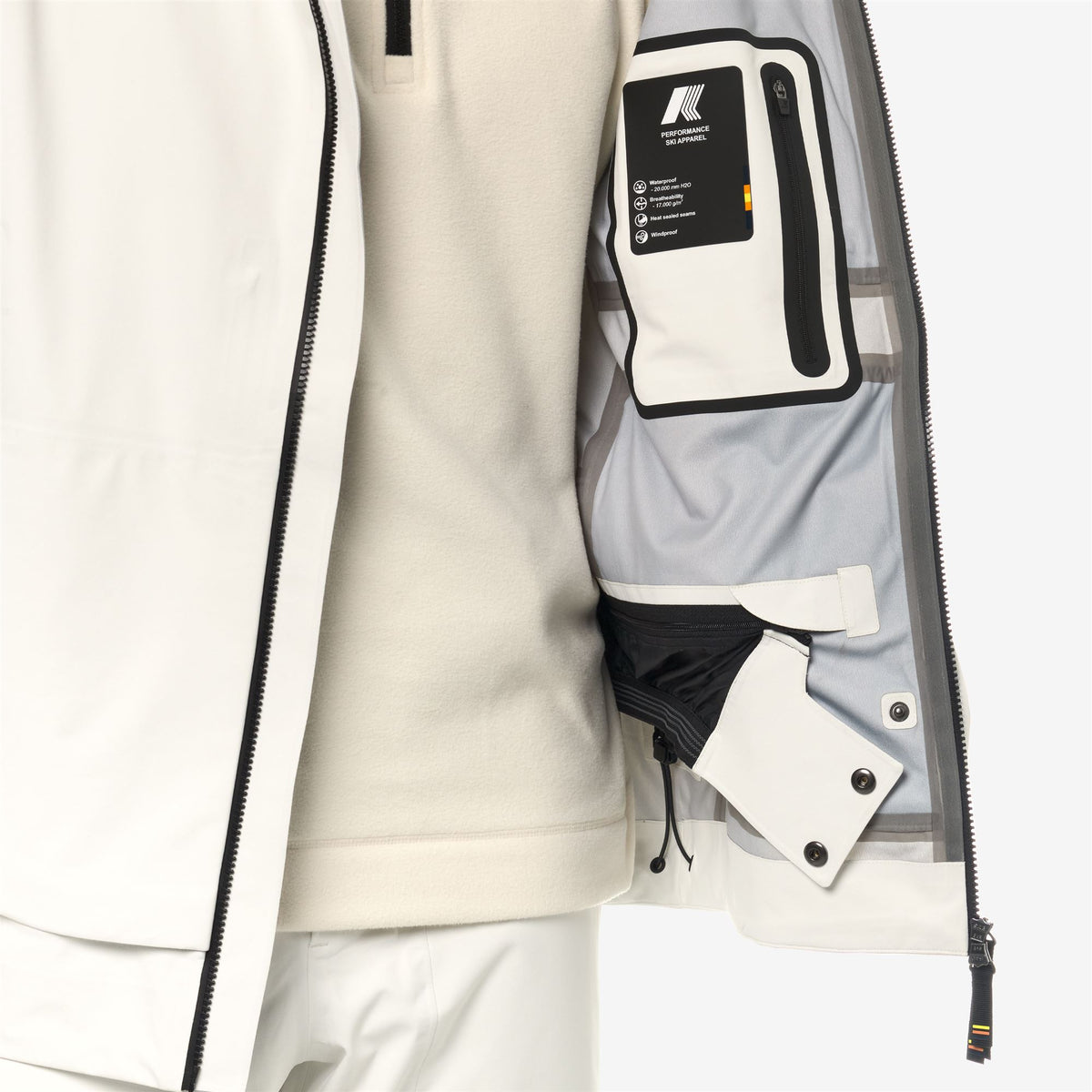 Jackets_Man_BOZEL 3 LAYERS - SHELL JACKET_Mid_White Gardenia - Commercial 7
