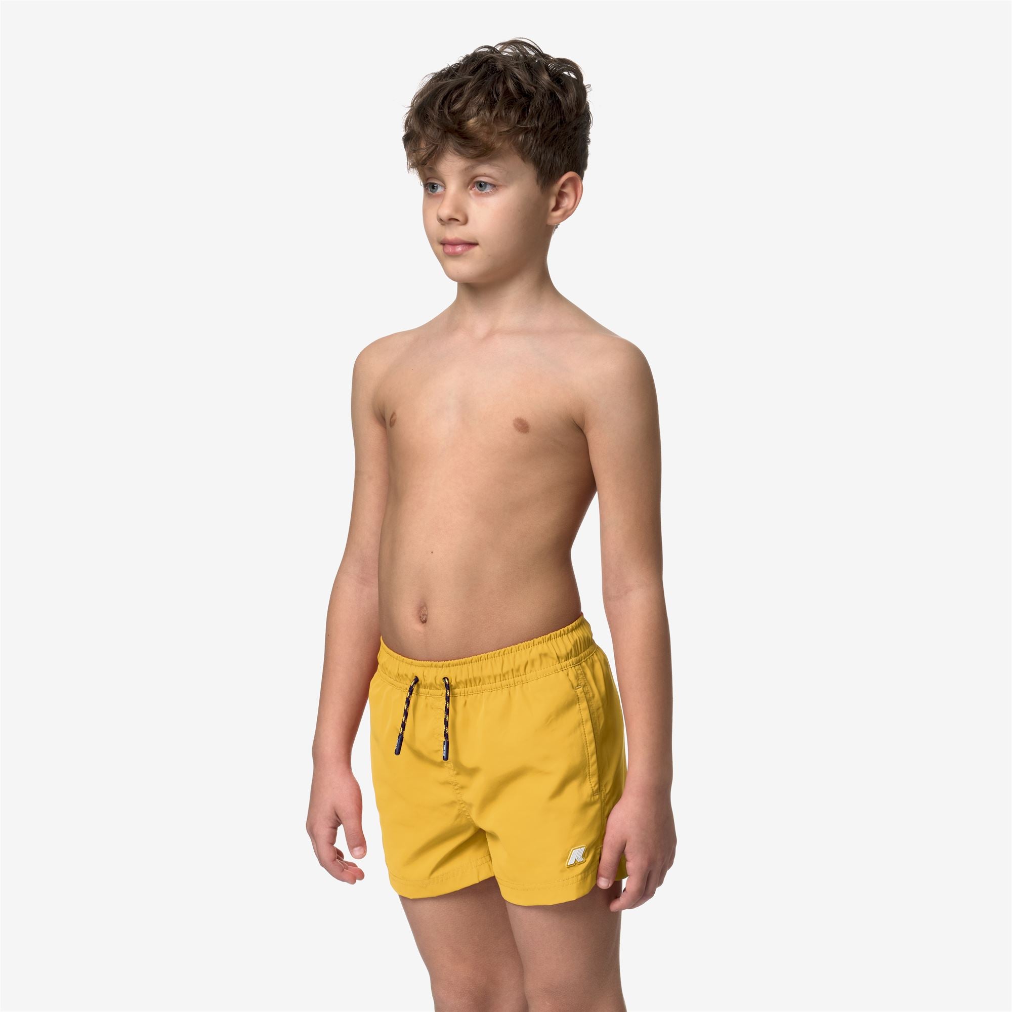 Bathing Suits_Boy_P. HAZEL_Swimming Trunks_Yellow Mimosa - Commercial 5