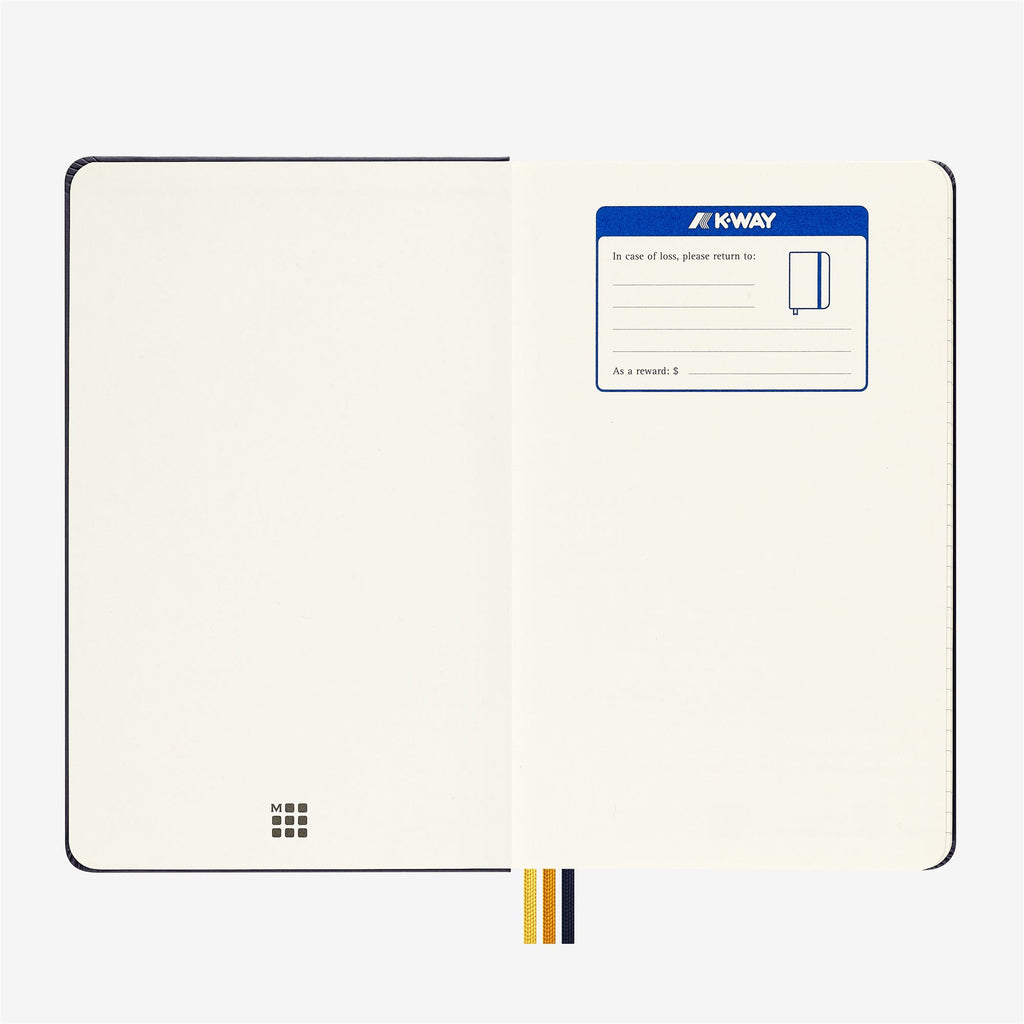 Documents_UNISEX_NOTEBOOK MOLESKINE FOR K-WAY_Agenda_Blue Depth - Commercial 2