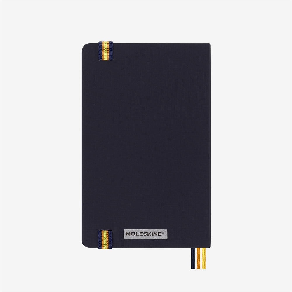Blue Unisex K-Way Moleskine Agenda with Elastic Closure and Bookmarks 02