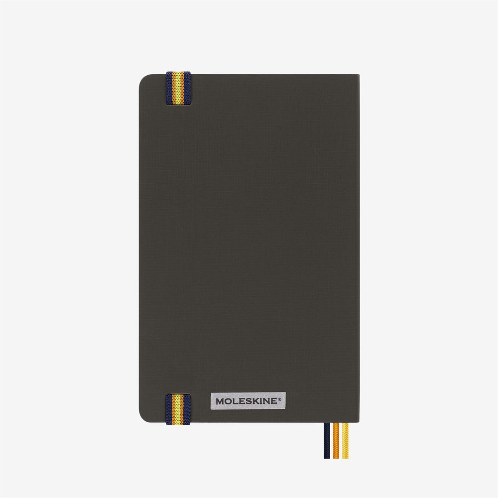 Blackish green Unisex K-Way Moleskine Agenda with Elastic Closure 02