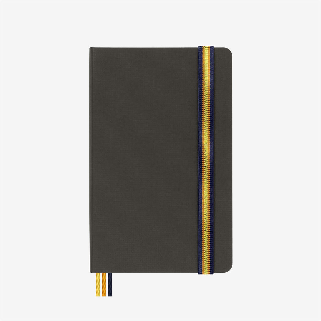 Documents_UNISEX_NOTEBOOK MOLESKINE FOR K-WAY_Agenda_GREEN BLACKISH - Commercial 1