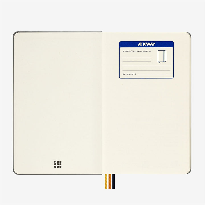 Agenda Moleskine K-Way Unisex Verde Scuro con Chiusura Elastico 2