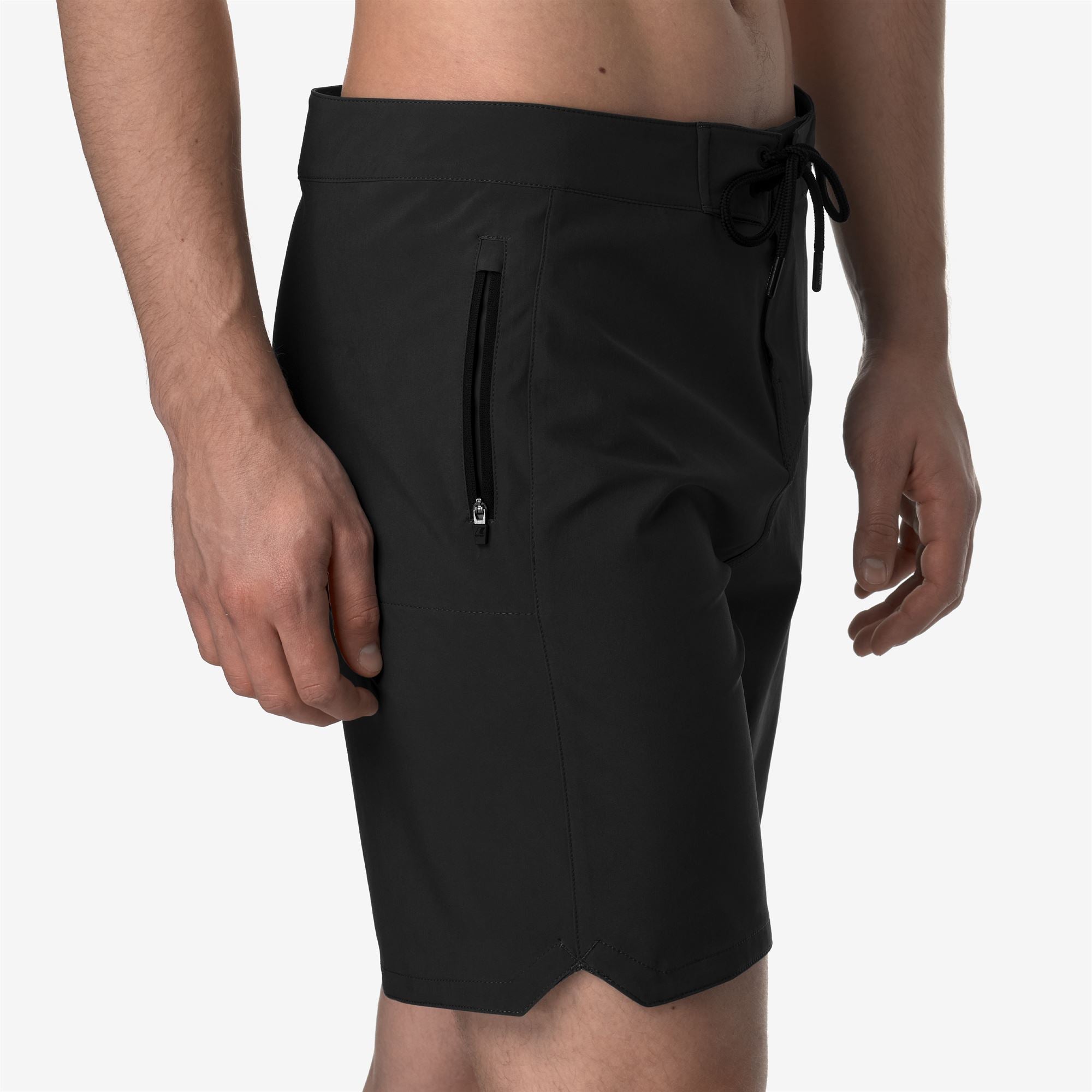 Bathing Suits_MAN_HAXLEY BEACH LF_Swimming Trunks_Black Pure - Commercial 7