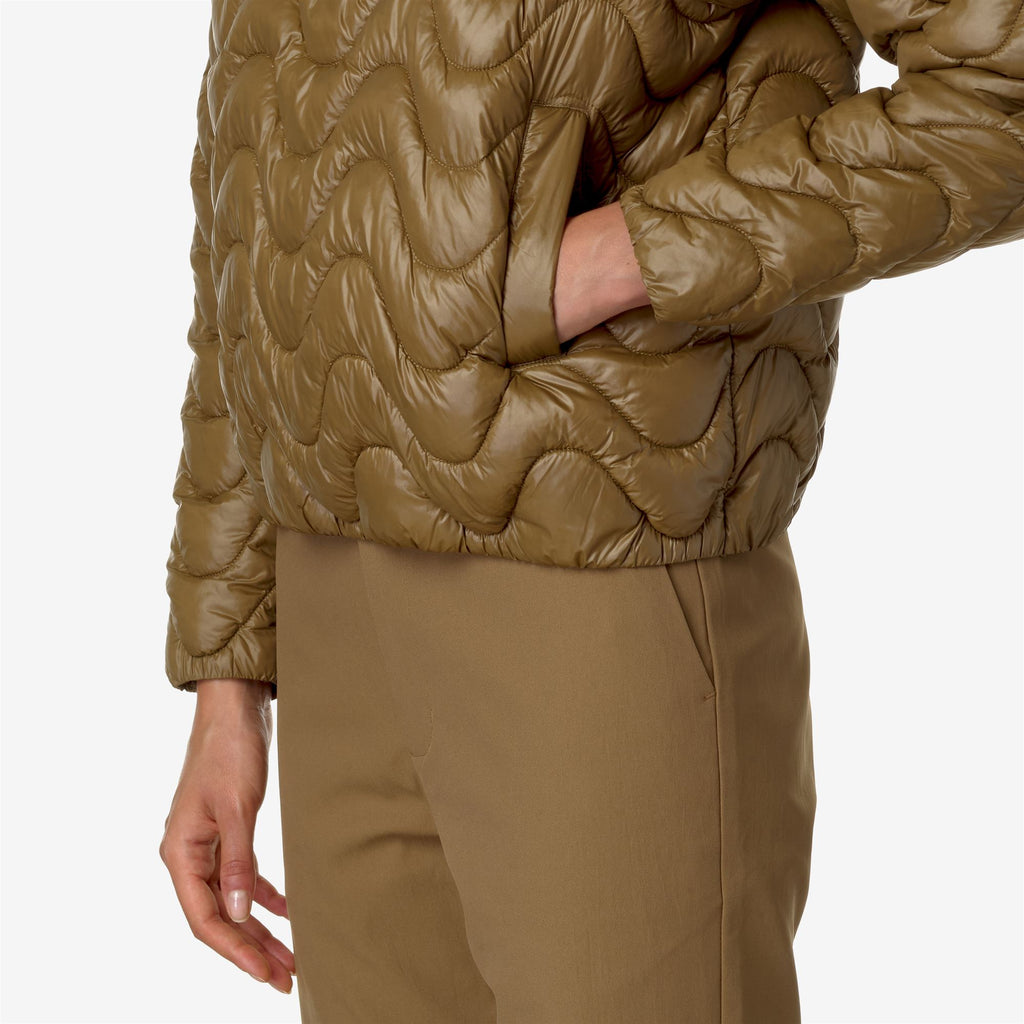 Jackets_WOMAN_SOJENNE QUILTED WARM_Short_Brown Corda - Commercial 7